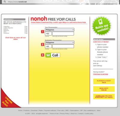 Nonoh Free Voip Call