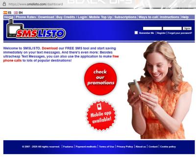 SMS Listo
